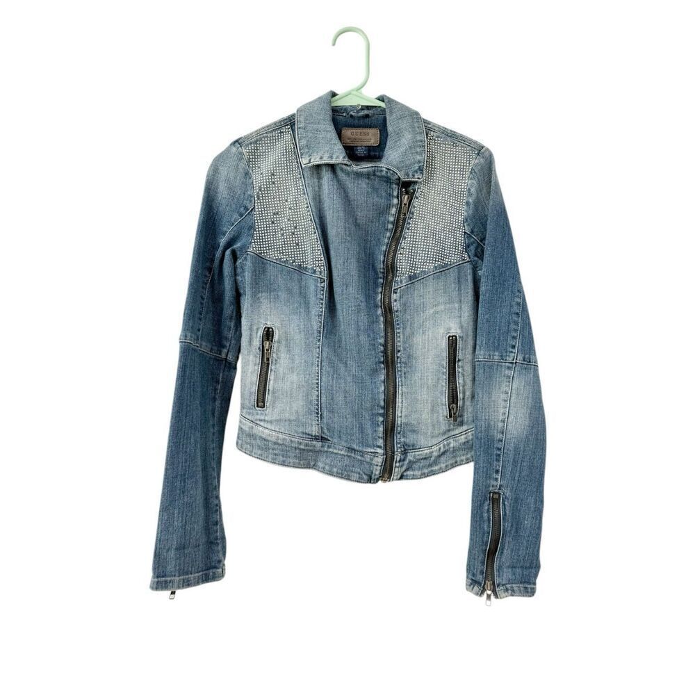 Guess Sparkly Denim Jacket XS